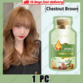 Natural Plant Herbal Extract Hair Dye Shampoo for Gray Hair Coverage
