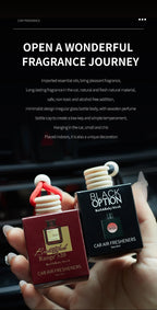 Car Air Freshener Hanging Perfume Diffuser Bottle for Vehicle Interior