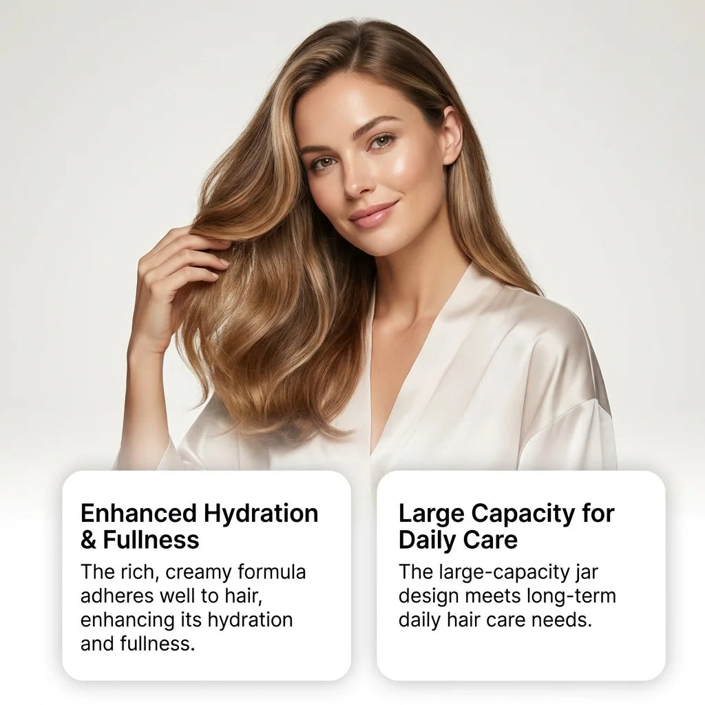 Coconut Oil Hair Mask for Deep Conditioning and Damaged Hair Repair 250g