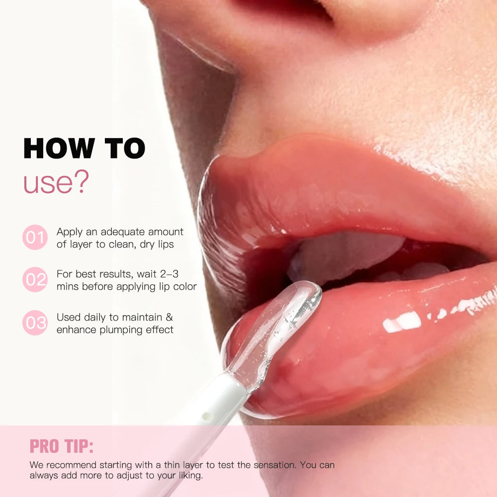 Hydrating Lip Plumper Gloss for Fuller Looking Lips - 6