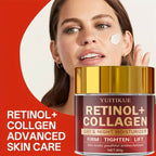 Retinol Collagen Anti Aging Cream Day Night Face Moisturizer 60g