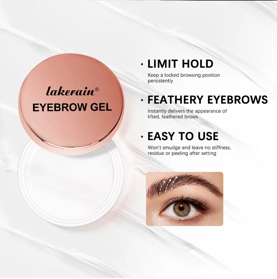 Waterproof Eyebrow Styling Gel for Natural Laminated Brows