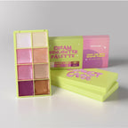 8-Color Cream Blush and Contour Palette