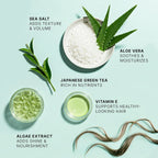 Sea Salt Hair Styling Spray with Aloe Vera and Hyaluronic Acid 100g