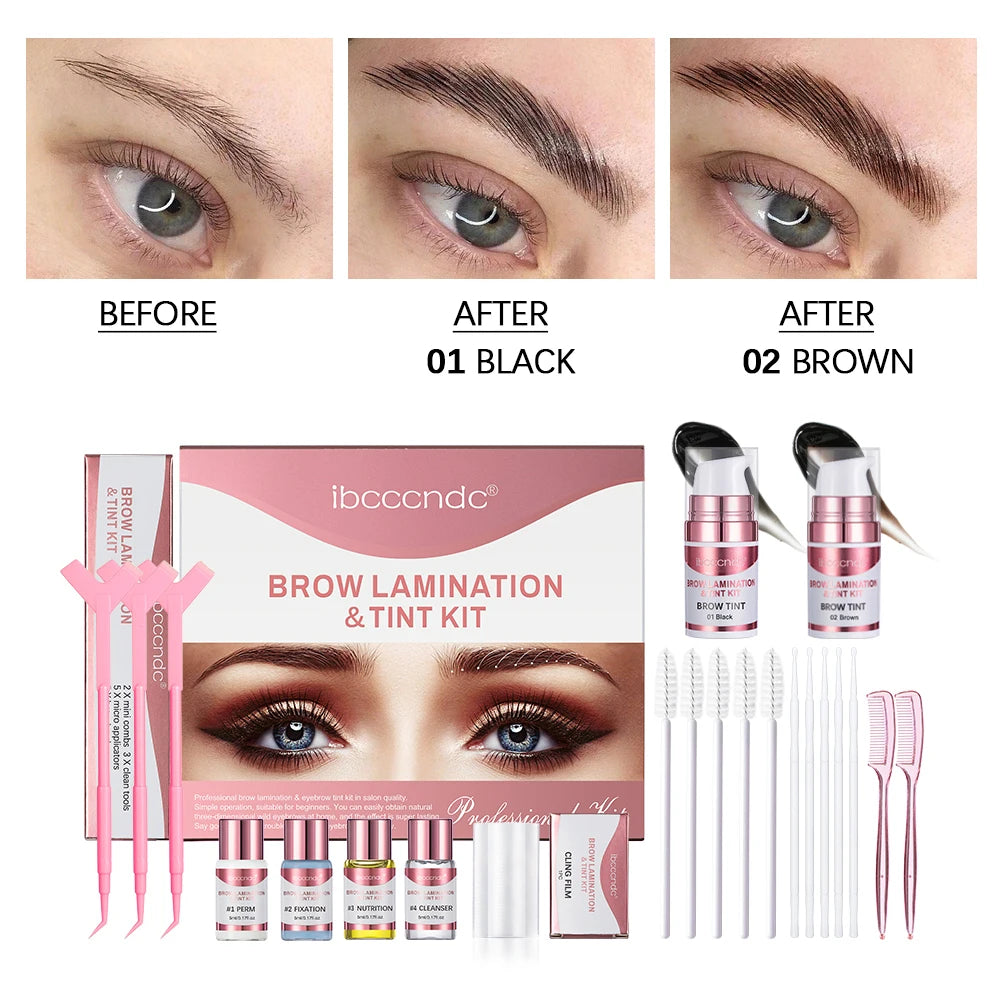 Professional Eyebrow Lamination and Tinting Kit
