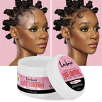 Lockmio Edge Control Wax 250g Hair Pomade Gel with Brush and Band