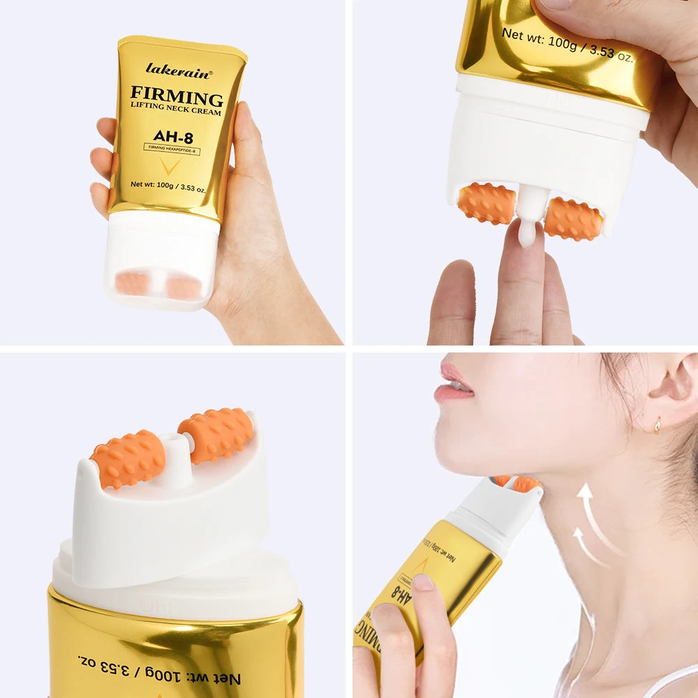 Firming and Lifting Neck Cream with Roller Applicator