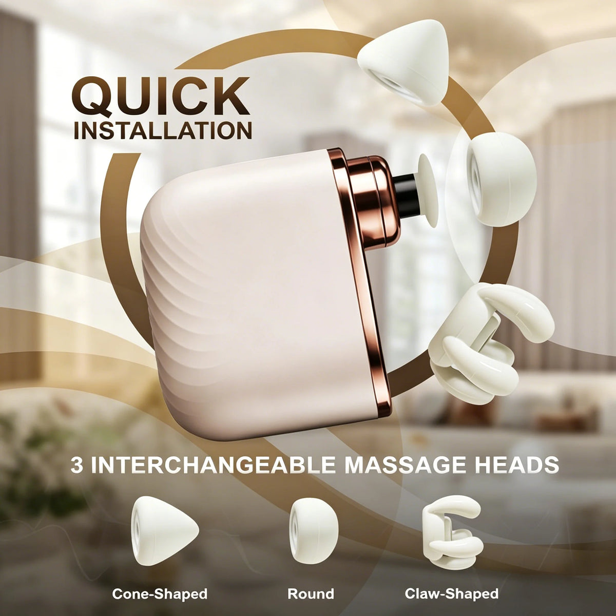 Portable Deep Tissue Percussion Muscle Massage Gun