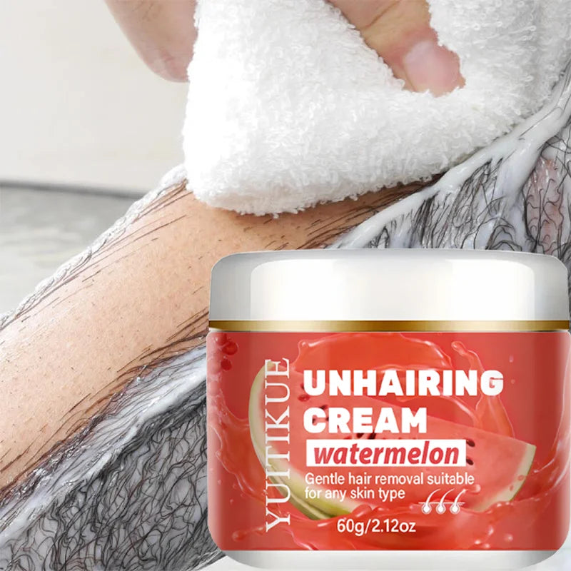 YUITIKUE Watermelon Hair Removal Cream Depilatory Body Treatment 60g - 1