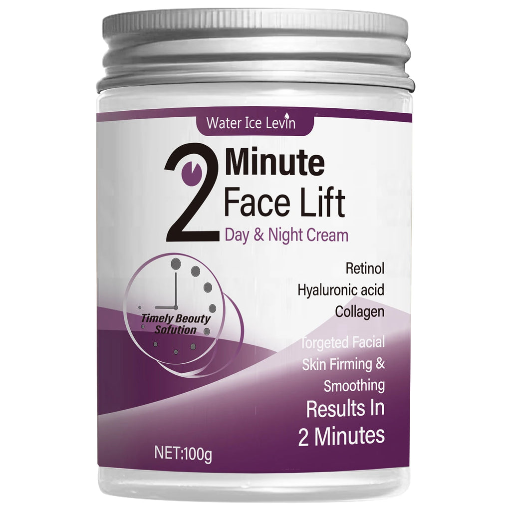 2 Minute Facial Lift Cream with Retinol Hyaluronic Acid and Collagen