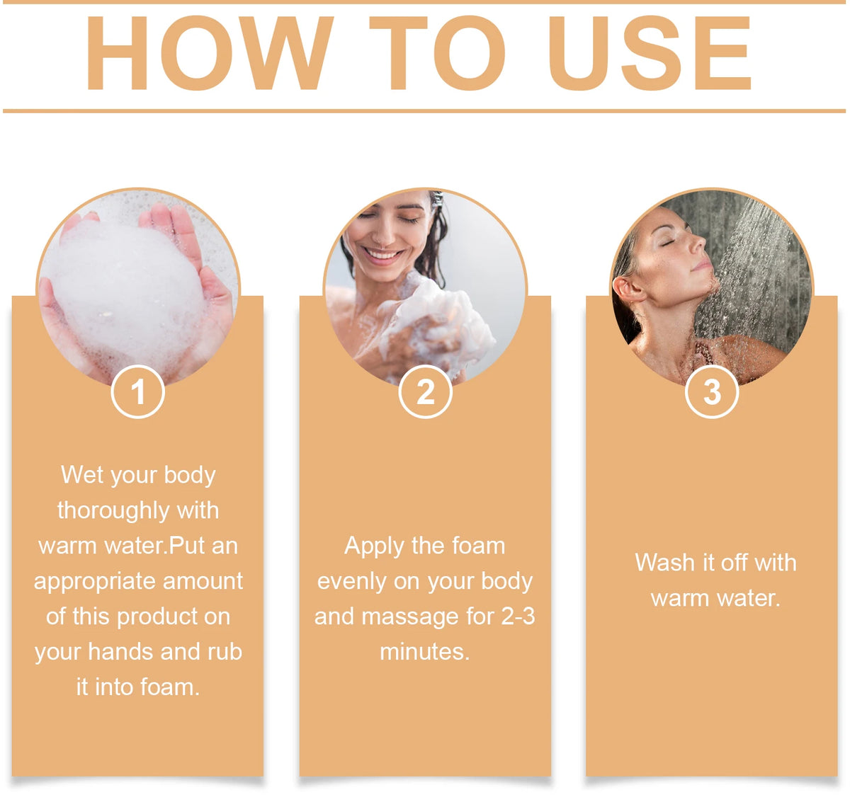 Persimmon Body Wash for Odor Control and Skin Refreshing
