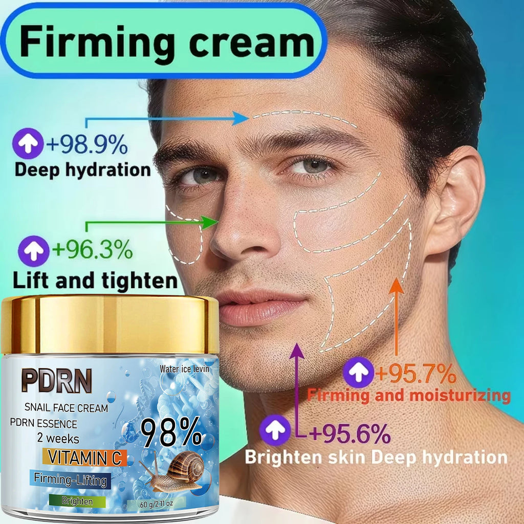 Water Ice Levin PDRN Snail Face Cream Firming Moisturizer Vitamin C