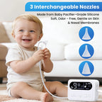 Electric Baby Nasal Aspirator with Music and Gentle Suction