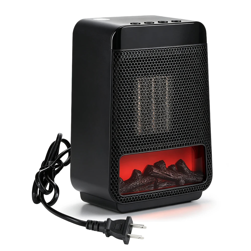 Portable Electric Space Heater with Flame Effect - 27