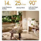 Mijia Smart DC Inverter Floor Fan Pro Ultra Thin Portable Pedestal Fan