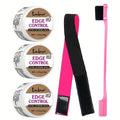 Lockmio Edge Control Wax Hair Styling Gel and Finishing Pomade Kit