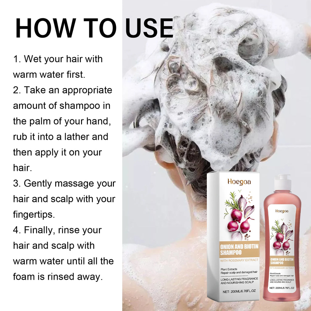 Onion and Biotin Hair Strengthening Shampoo