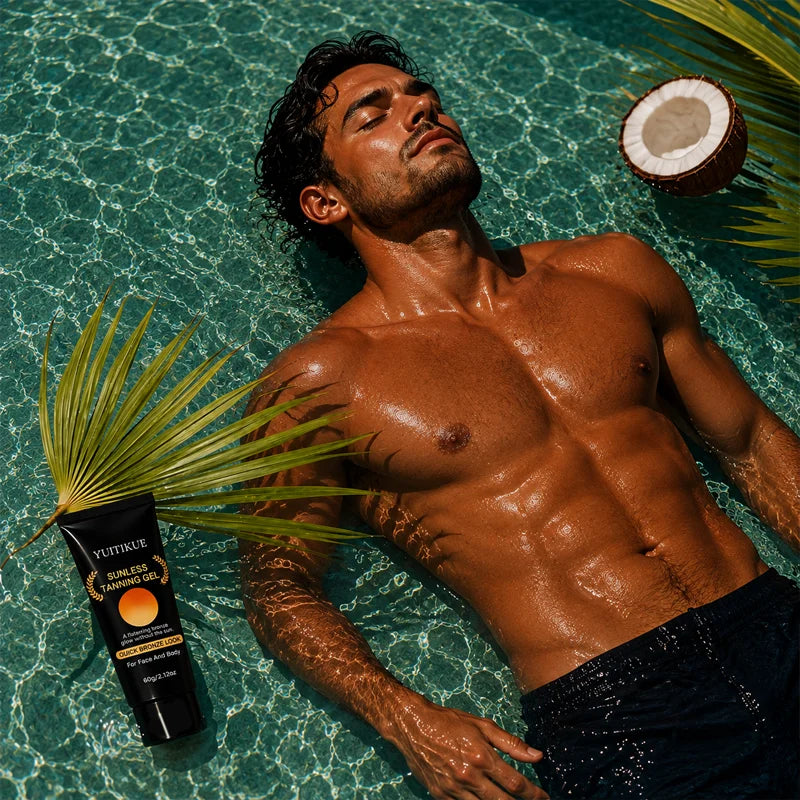 YUITIKUE Sunless Tanning Gel Quick Bronze Self Tanner for Face and Body - 9