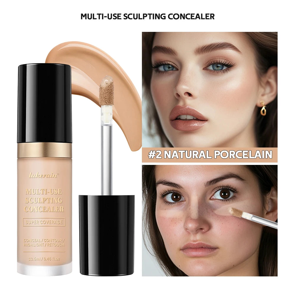 Multi-Use Waterproof Liquid Concealer for Face and Contouring - 18