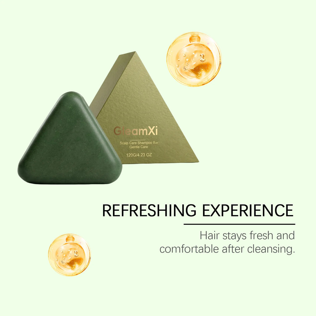 GleamXi Shampoo Soap Bar 120g Scalp Cleansing and Nourishing Treatment