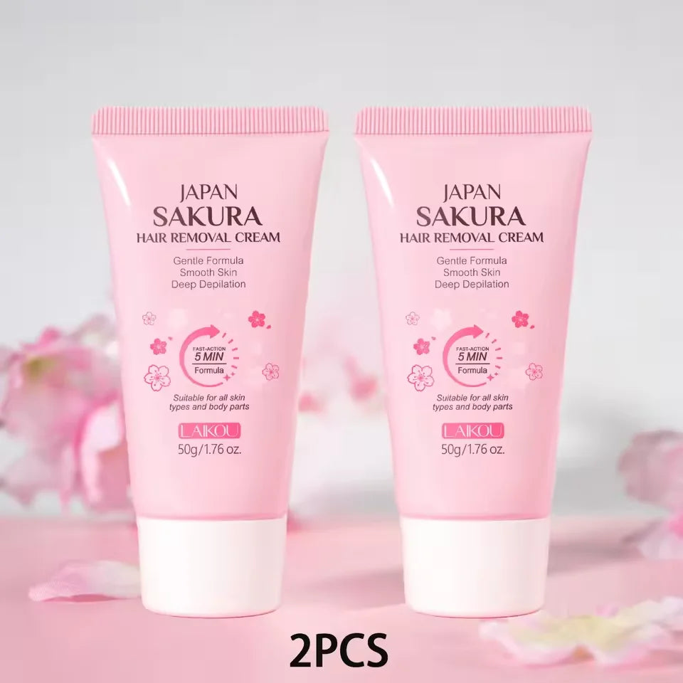 Gentle Painless Hair Removal Cream for Sensitive Body Areas