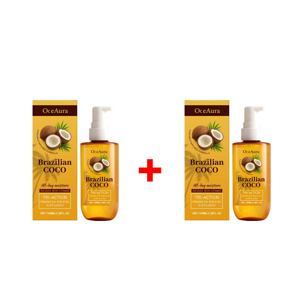 Coconut Firming Body Oil for Skin Hydration and Elasticity