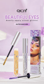 Glitter Mascara Waterproof Shiny Lash Enhancer for Party Makeup