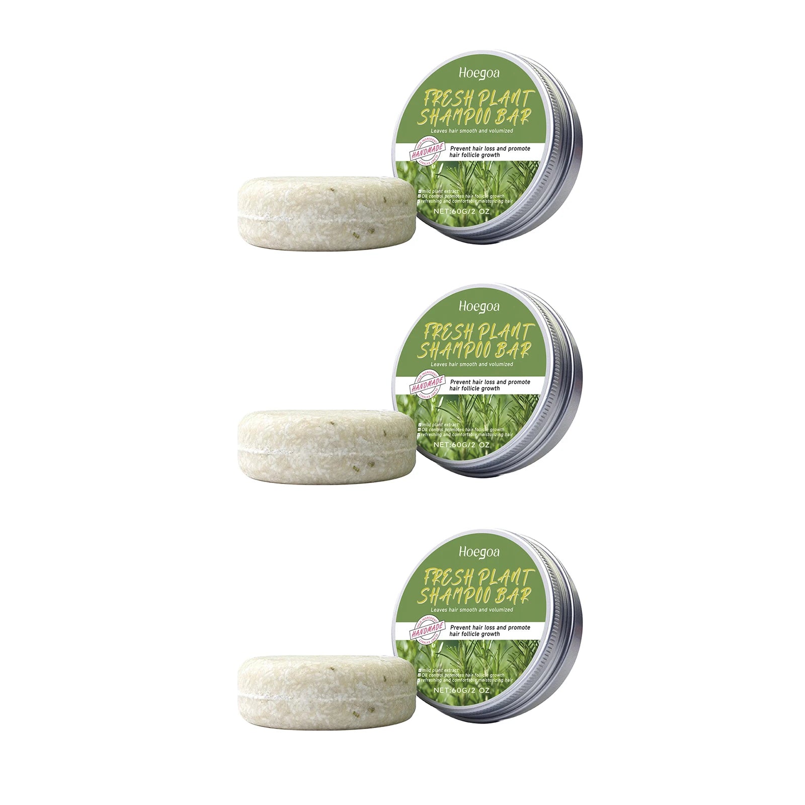 Rosemary Shampoo Bar for Hair Growth and Scalp Oil Control 60g