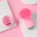 Electric Silicone Facial Cleansing Brush for Deep Pore Exfoliation