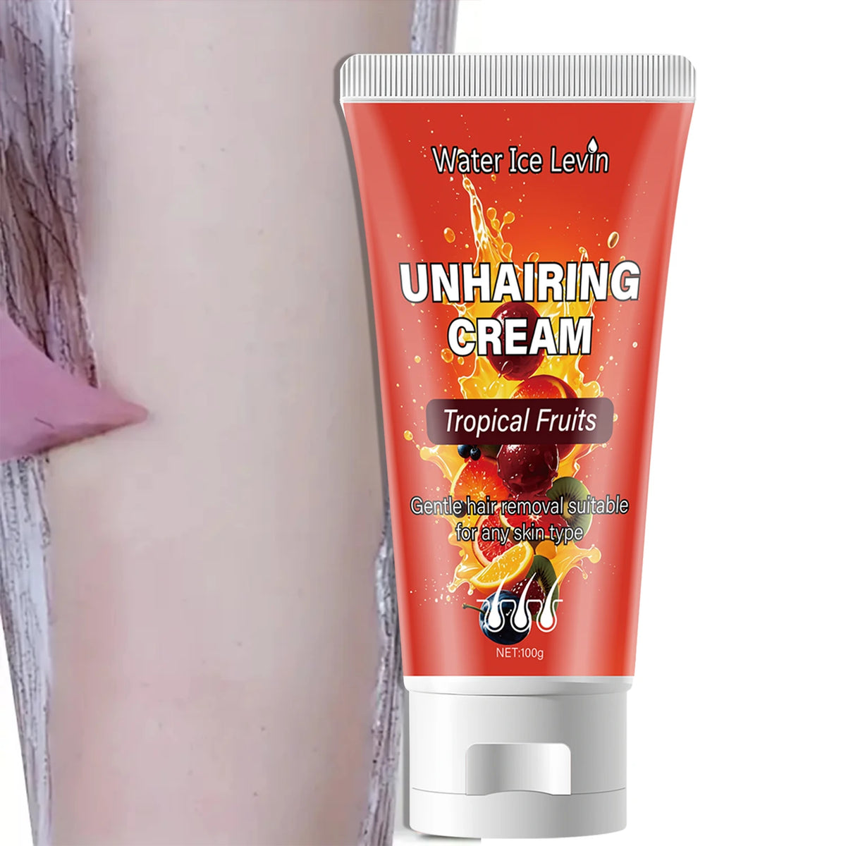Tropical Fruits Hair Removal Cream Gentle Depilatory for Sensitive Skin