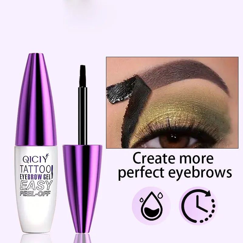 QICIY Peel Off Eyebrow Gel Long Lasting Waterproof Tint