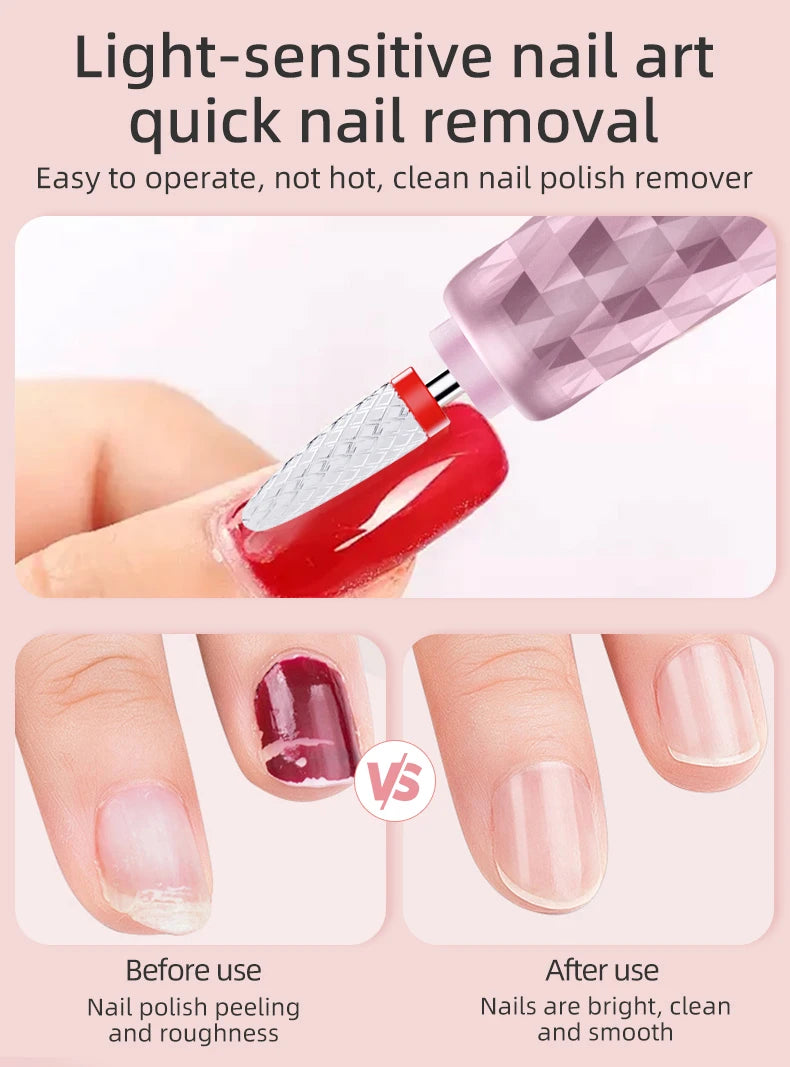 Cordless Electric Nail Drill Kit for Manicure and Pedicure