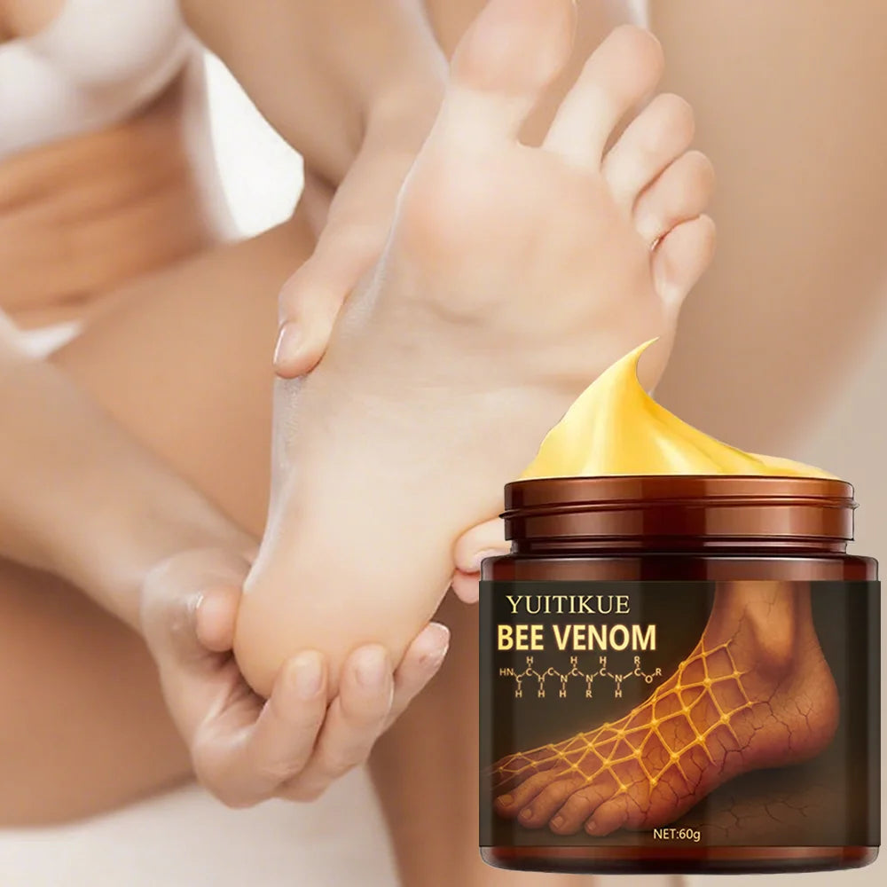 YUITIKUE Bee Venom Foot Cream Moisturizing Repair for Cracked Heels 60g - 3