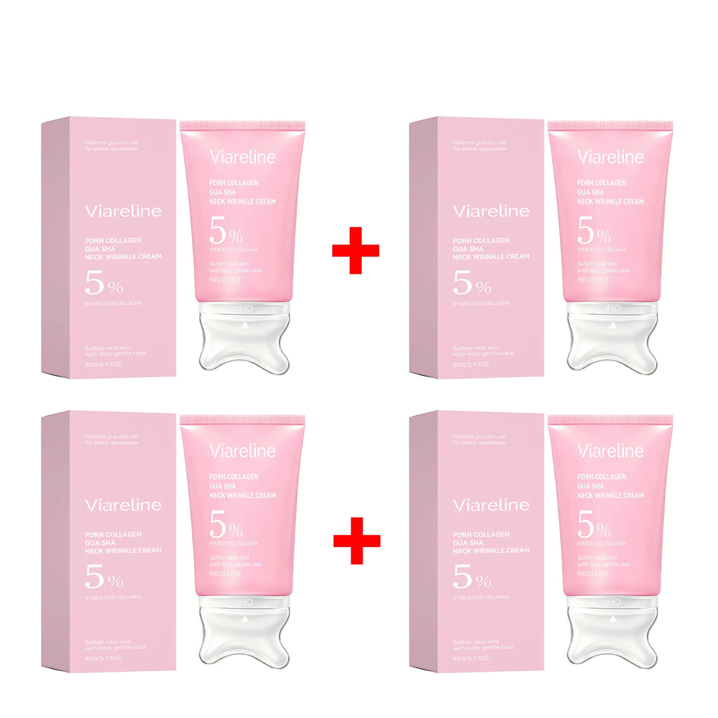 Collagen Firming Neck Cream with Gua Sha Massager