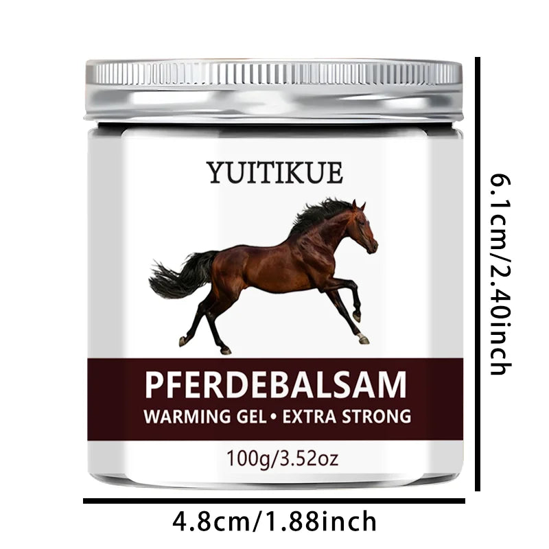 YUITIKUE Pferdebalsam Warming Gel Extra Strong Muscle Relief Balm 100g - 10