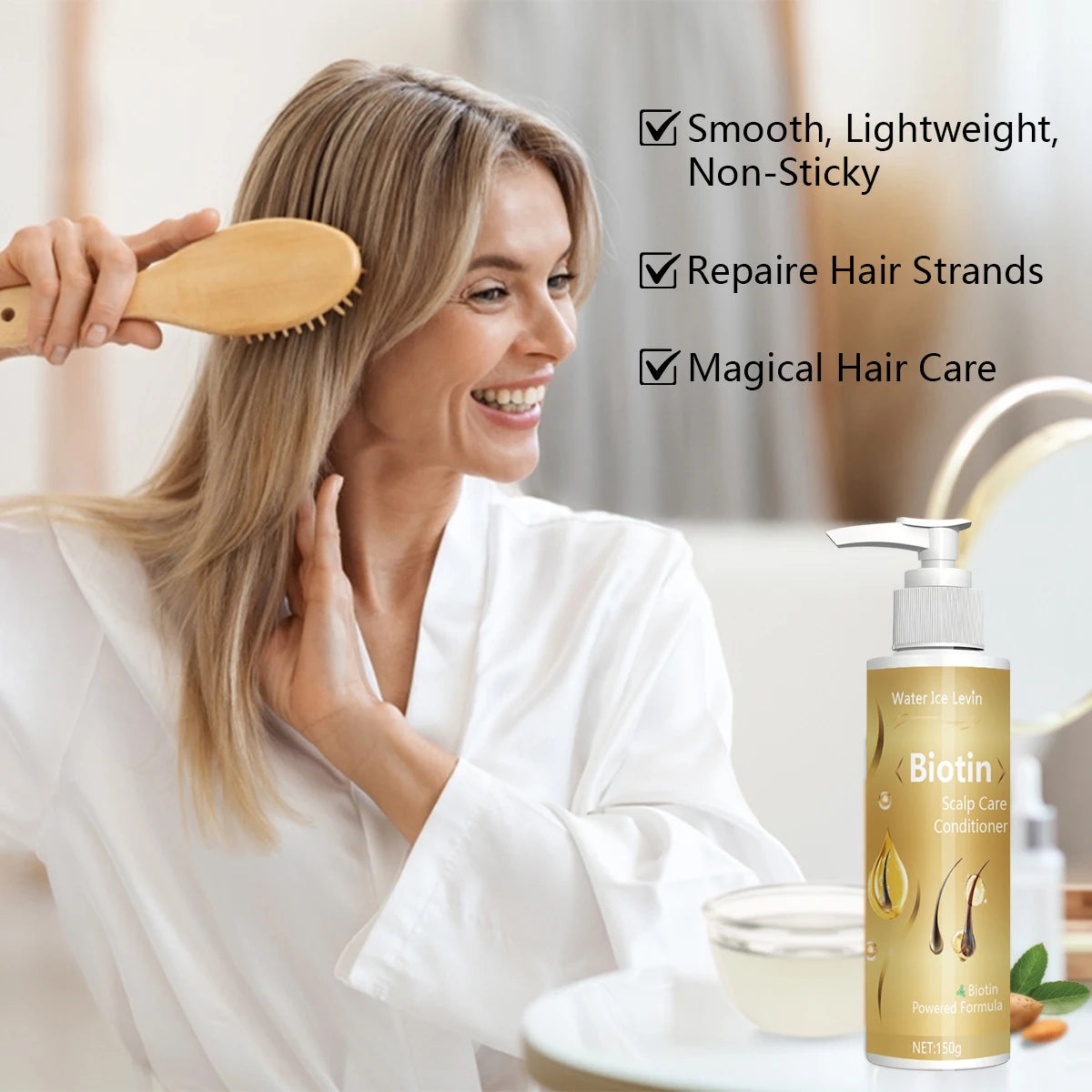 Biotin and Collagen Hair Conditioner with Grape Seed Oil 150g