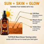 YUITIKUE Natural Sun Tanning Lotion Streak Free Body Bronzer Spray 80ml