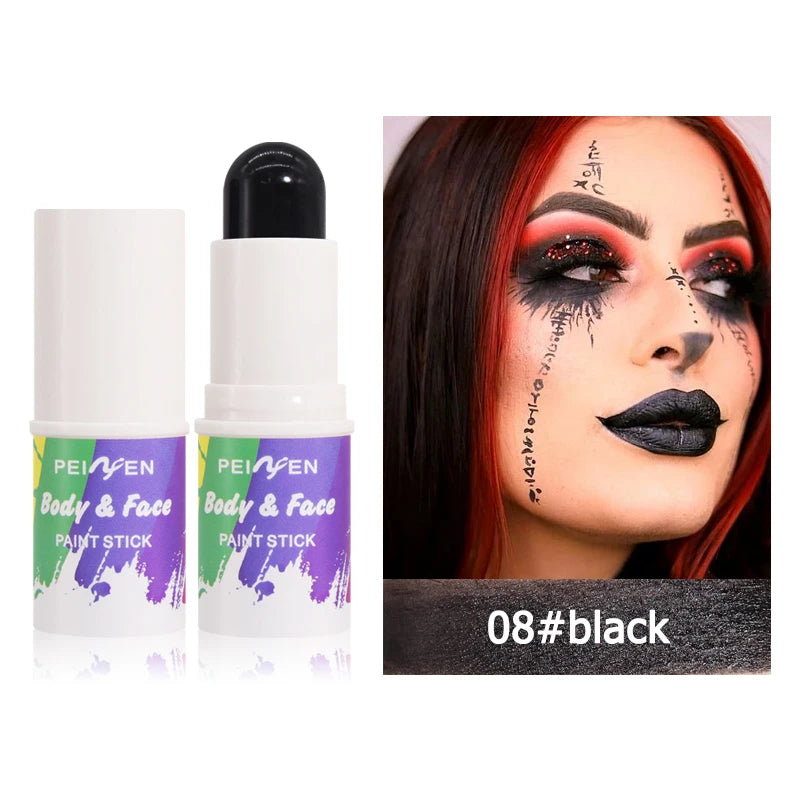 Peiwen Face and Body Paint Stick Waterproof Makeup for Parties