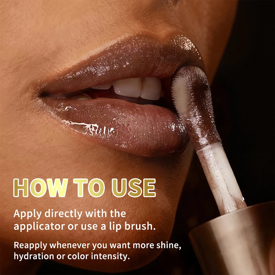 Chocolate Glow Moisturizing Plumping Lip Gloss
