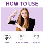Lavender Extract Thermal Hair Protection Spray for Natural Hair and Wigs