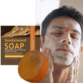 Handmade Sandalwood Soap Deep Cleansing Moisturizing Skin Brightening Bar