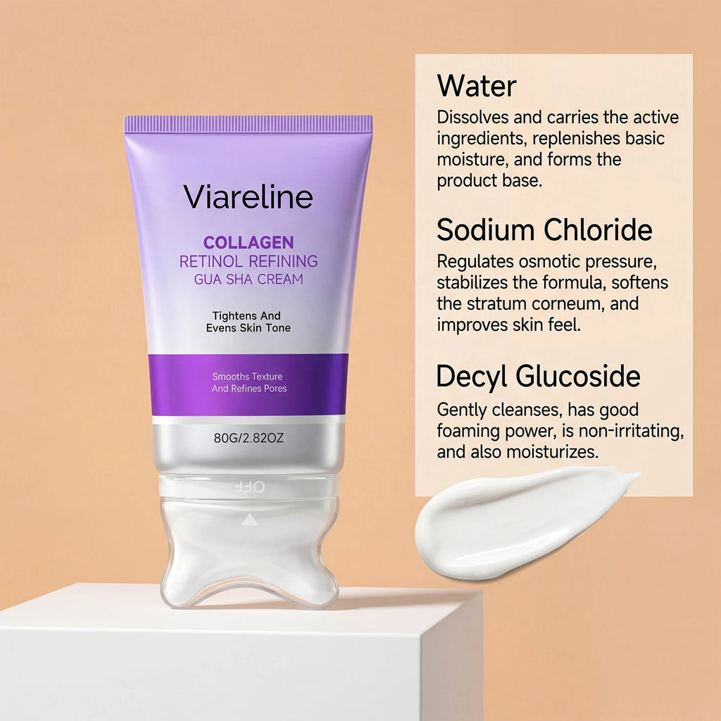 Collagen Retinol Sculpting Gua Sha Facial Cream
