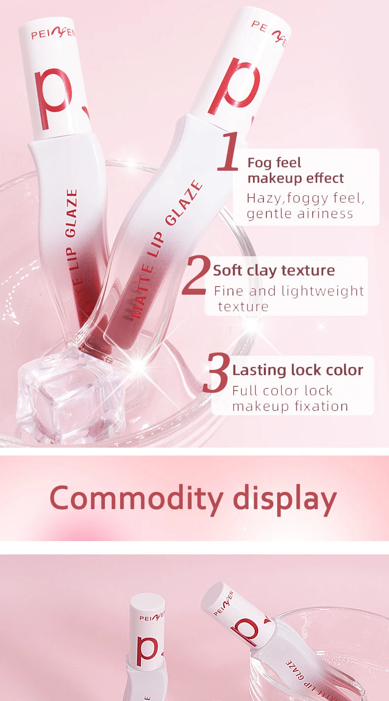 Long Lasting Matte Lipstick Waterproof Non Stick Lip Glaze - 19