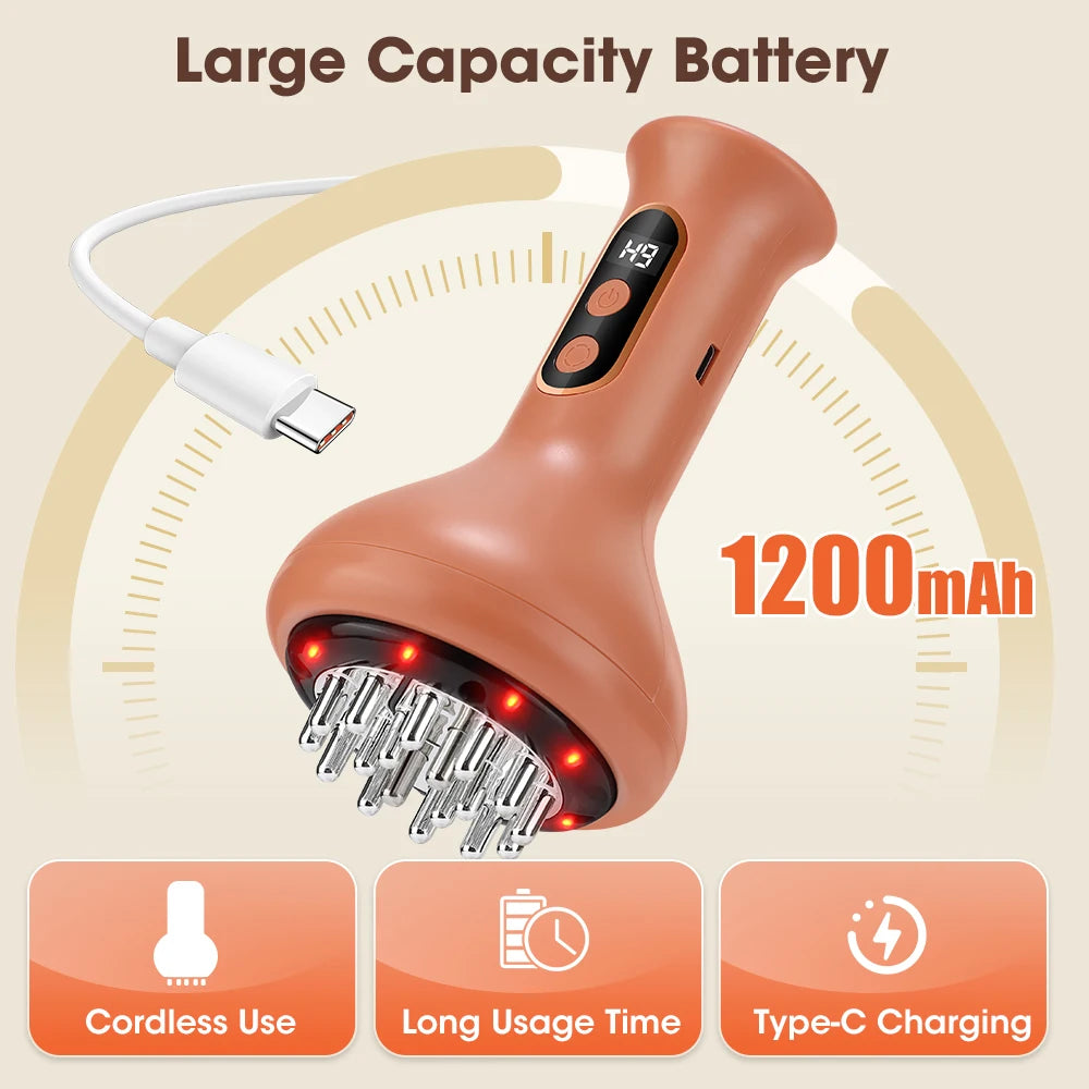 Electric Cupping and Scraping Massage Tool for Muscle Relief