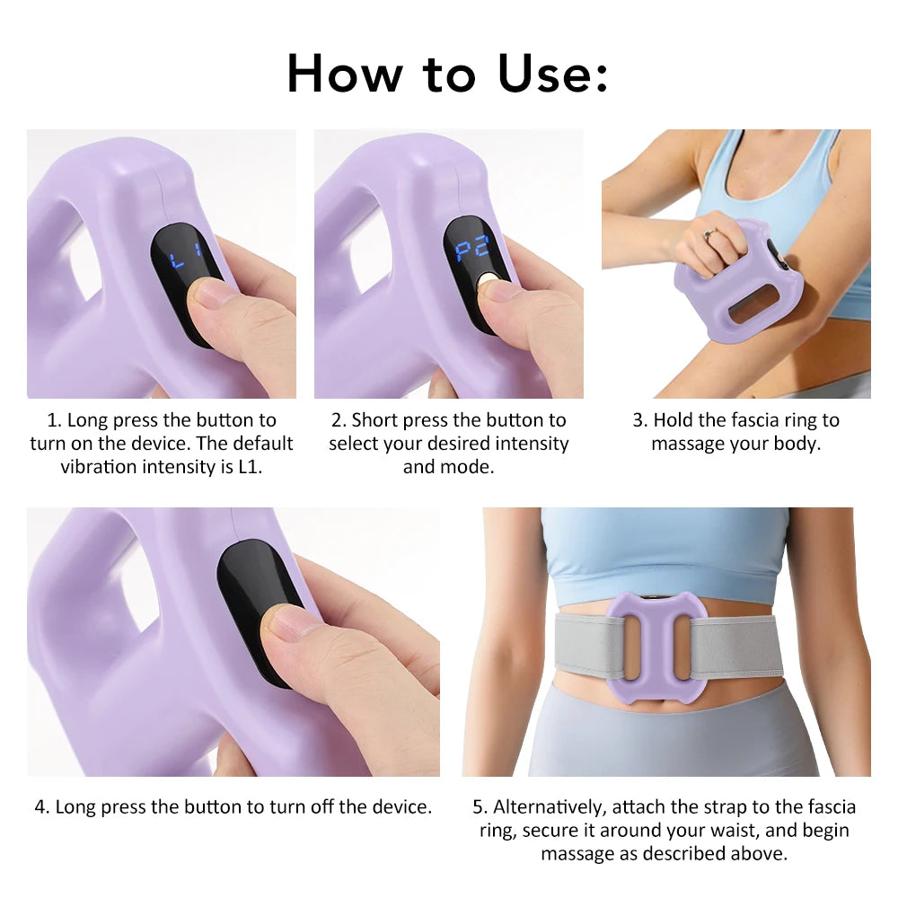 Electric Vibration Body Shaping and Deep Tissue Massage Ring