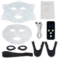 LED Red Light Therapy Face Mask with Cooling Gel Pack