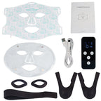 LED Red Light Therapy Face Mask with Cooling Gel Pack
