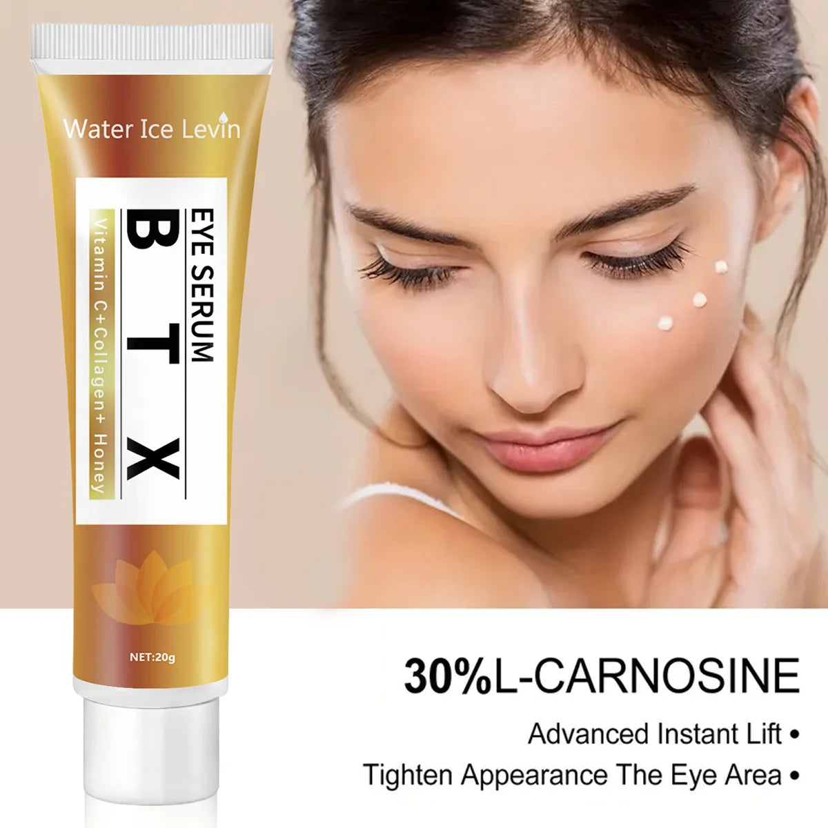 Water Ice Levin BTX Eye Serum Vitamin C Collagen Hydrating Cream