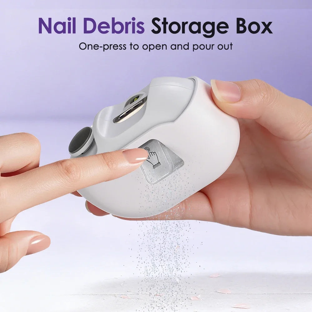 Electric Automatic Nail Clipper and Trimmer Set - 3