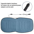 Heated Lambswool Car Seat Cushion for Winter Driving
